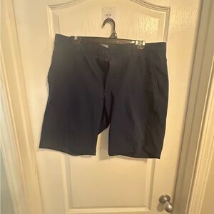 Under Armour navy Flat Front Shorts